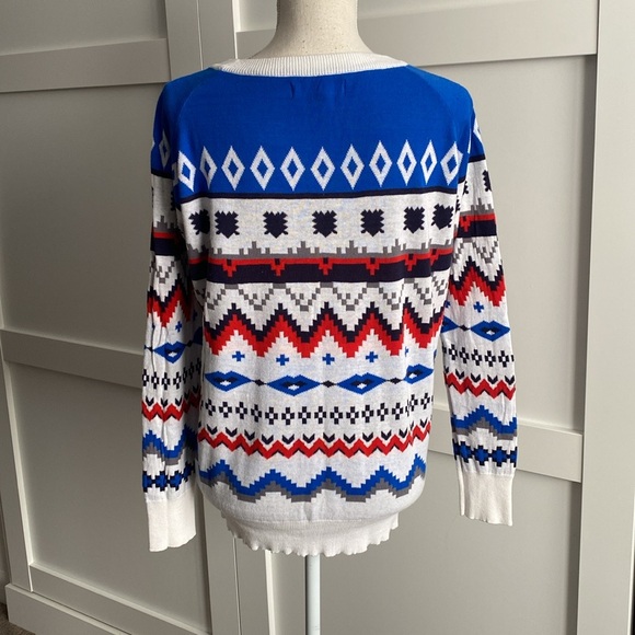 Amnesia Multicolor Crew Neck Sweater - Picture 3 of 9